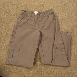 Tilly's Tan Wide Leg Pants Relaxed Fit